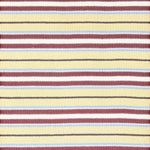 JONES + CO Playa mini short fabric in Cila stripe butter featuring a crochet-feel knit with multi-coloured stripes.