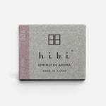 JONES + CO Hibi Ylang Ylang incense matches in a grey minimalist box, featuring a 10-minute floral aroma.