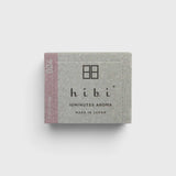JONES + CO Hibi Ylang Ylang incense match box featuring a minimalist grey design with floral scent branding