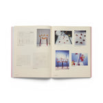 JONES + CO Shiro Kuramata monograph open book pages showing Miss Blanche chair sketches and production photos