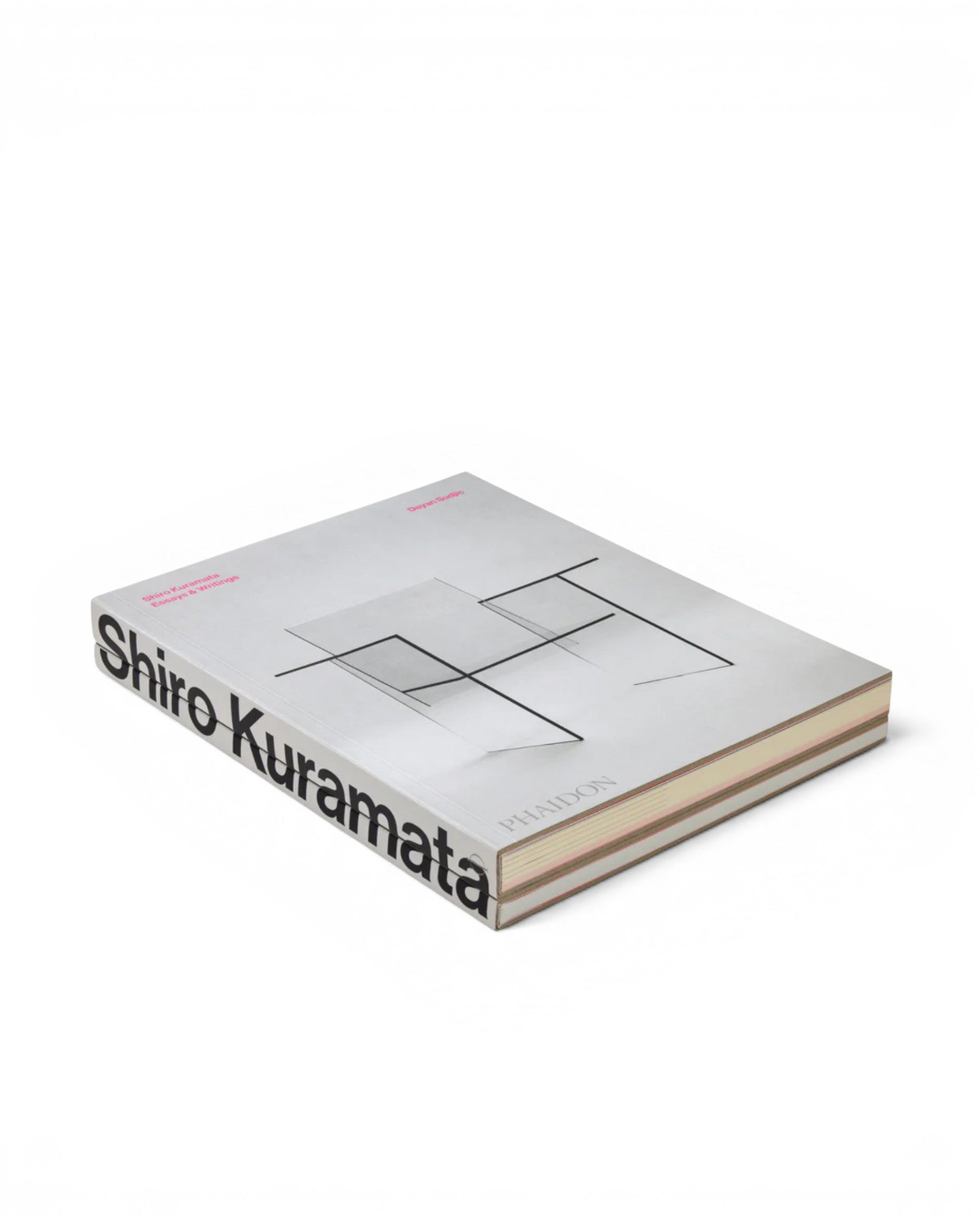 JONES + CO Shiro Kuramata two-volume monograph set in an acrylic slipcase featuring iconic design works.