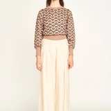 Bozeman Pullover - Milkweed Coeur Jacquard