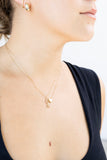 14K Solid Gold LOVE Charm with Diamonds