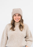 Parker Oversized Beanie in Oatmeal