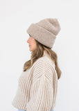 Parker Oversized Beanie in Oatmeal