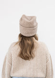 Parker Oversized Beanie in Oatmeal