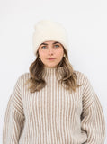 Parker Oversized Beanie in Cream