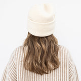 Parker Oversized Beanie in Cream