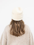 Parker Oversized Beanie in Cream