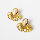 The Pearl Fan Earrings