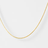 14K Solid Gold Wheat Chain