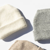 Parker Oversized Beanie in Cream with other colors