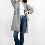 Parker Sweater Coat - Light Grey
