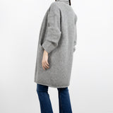 Parker Sweater Coat - Light Grey
