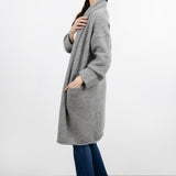 Parker Sweater Coat - Light Grey