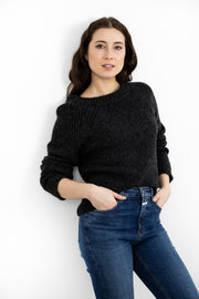 Crewneck Long Sleeve Sweater - Basalt