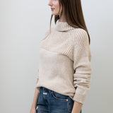 Turtleneck Long Sleeve Sweater - Oat