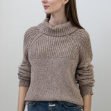 Turtleneck Long Sleeve Sweater - Nutmeg