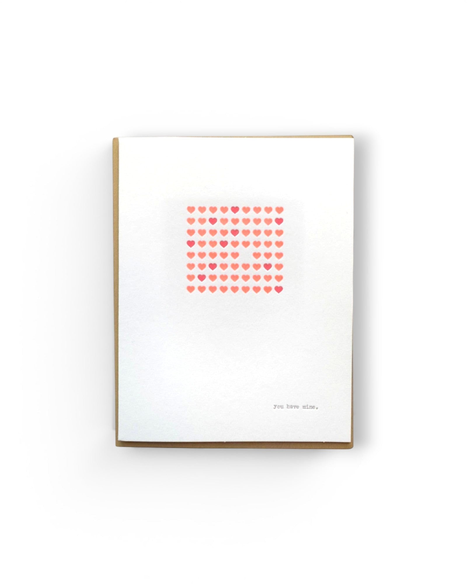 Lark Press You Have Mine Letterpress Card