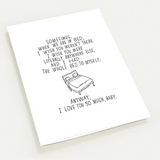 Bed 2 Myself Card