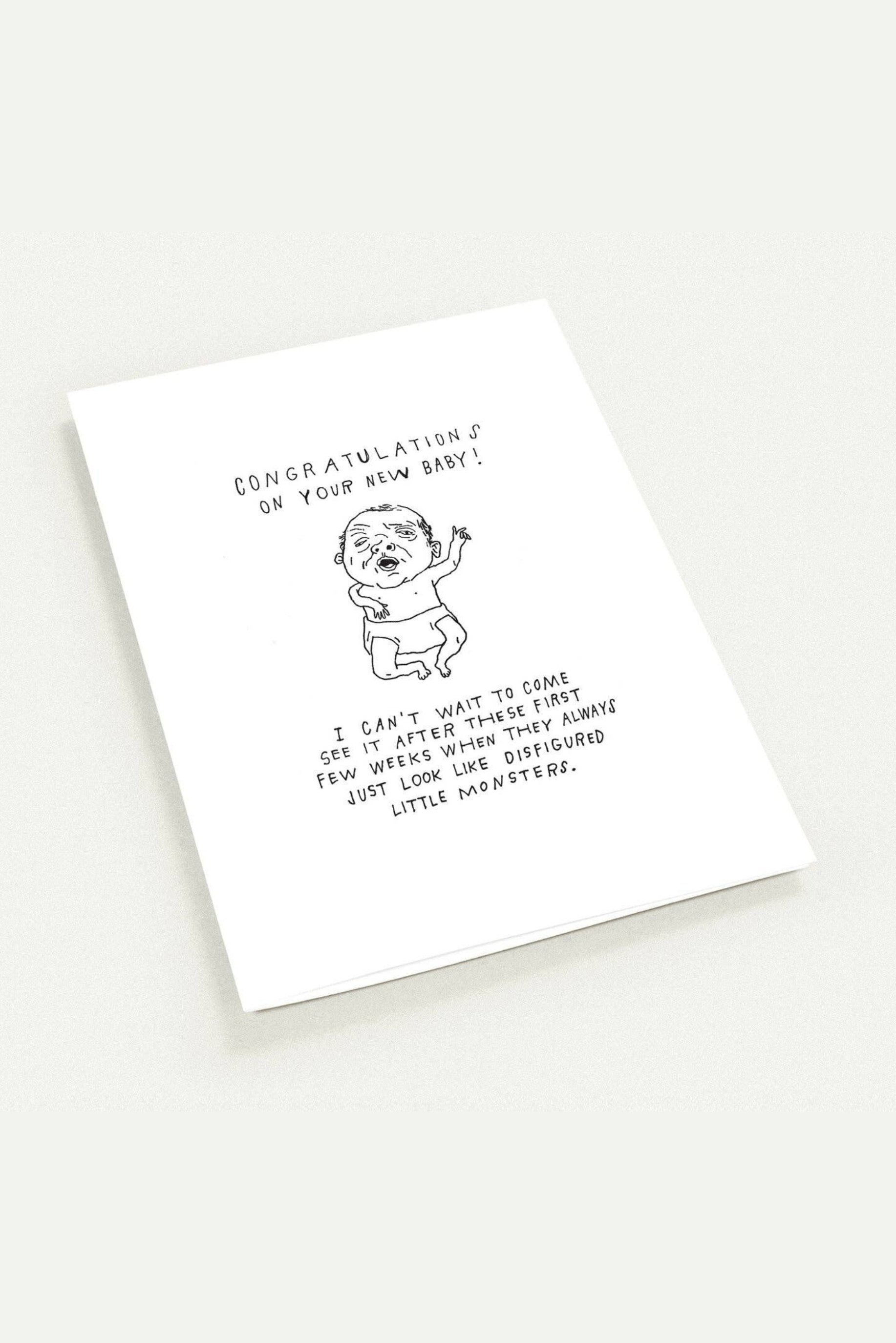 Monster Baby Card — view 2