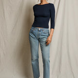 Harlow Long Sleeve - Navy — view 5