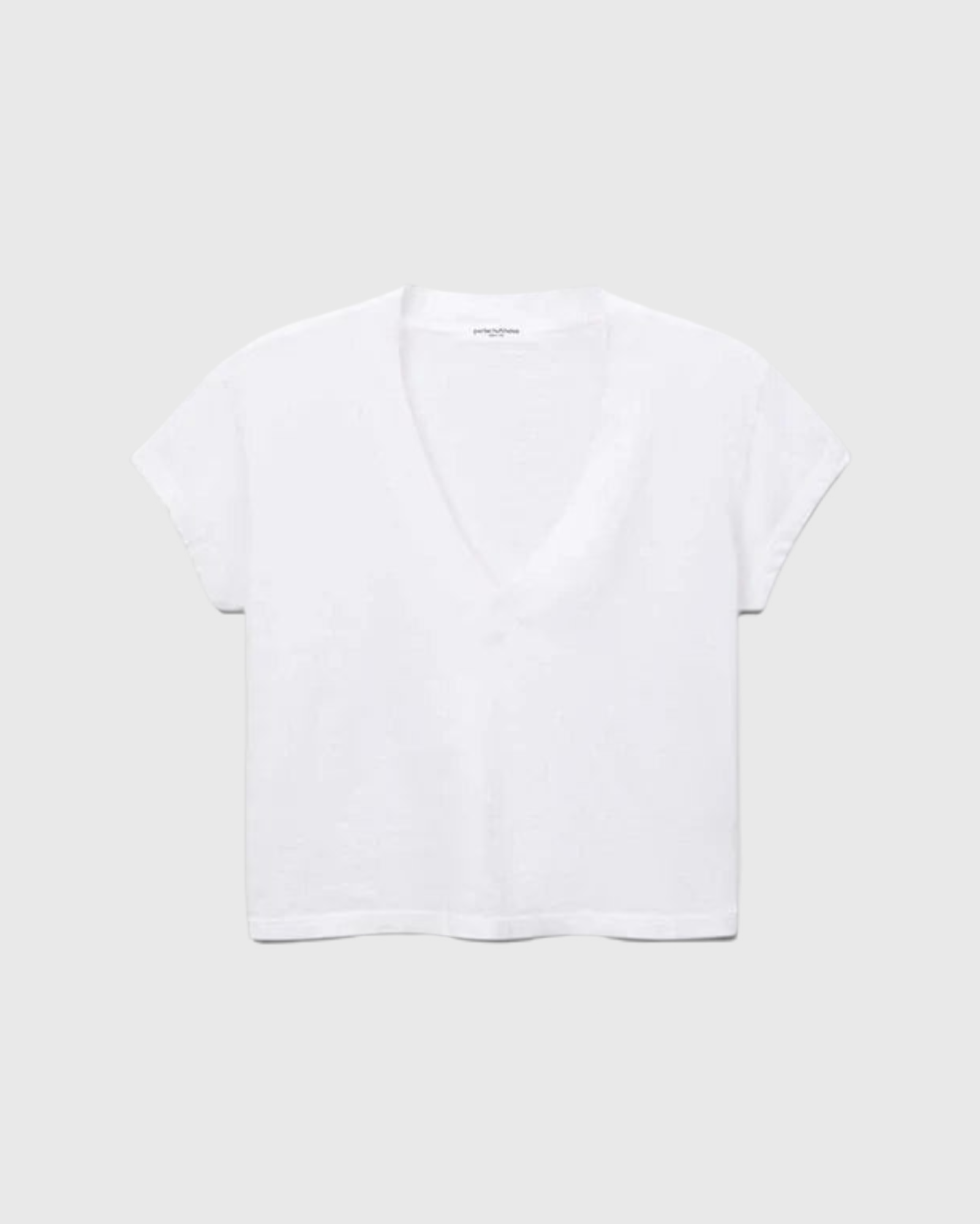 Alanis V Neck - White — view 3