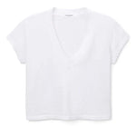 Alanis V Neck - White — view 3