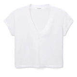 Alanis V Neck - White — view 3