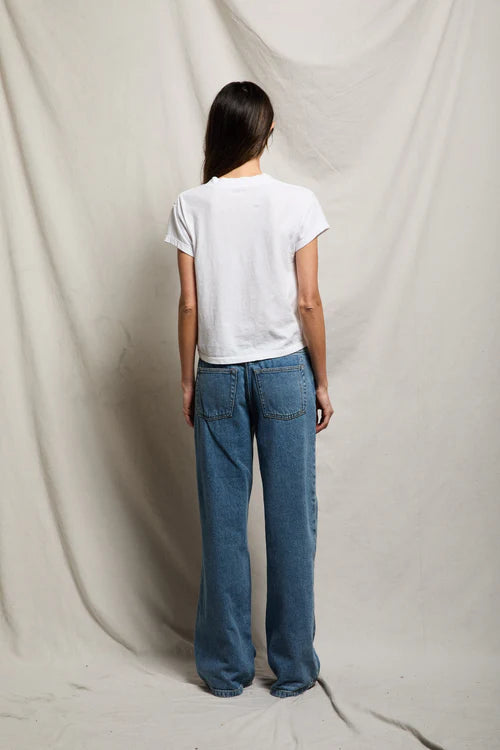 Alanis V Neck - White — view 6