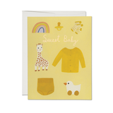 Red Cap Cards Yellow Baby Card