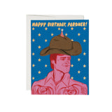 Red Cap Cards Birthday Pardner Card