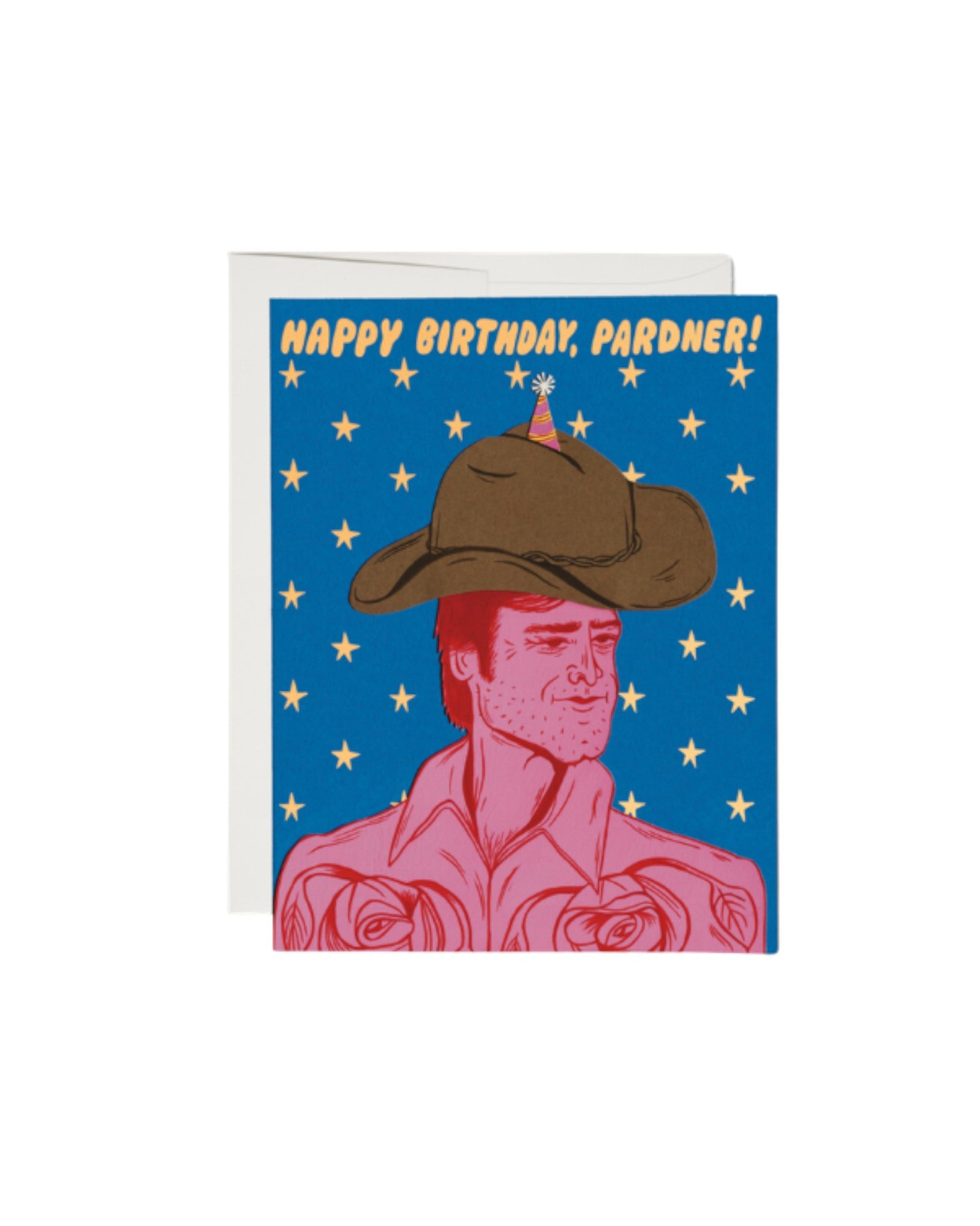 Red Cap Cards Birthday Pardner Card