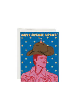 Red Cap Cards Birthday Pardner Card