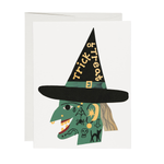 Red Cap Cards Cool Witch Card