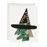 Red Cap Cards Cool Witch Card
