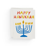 Red Cap Cards Happy Menorah Card