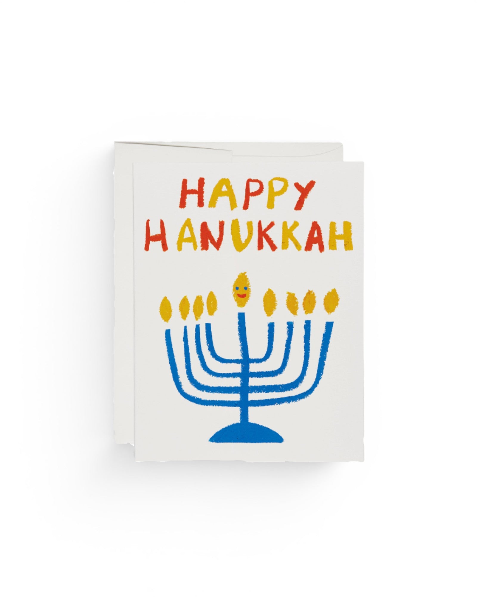 Red Cap Cards Happy Menorah Card