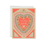Red Cap Cards To My Valentine Card