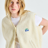 Hoktown Sleeveless Jacket - Ecru