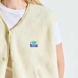 Hoktown Sleeveless Jacket - Ecru