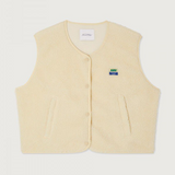 Hoktown Sleeveless Jacket - Ecru