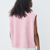 Hoktown Sleeveless Jacket - Sugared Almond