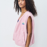 Hoktown Sleeveless Jacket - Sugared Almond