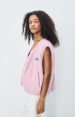 Hoktown Sleeveless Jacket - Sugared Almond