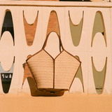 Calella Raffia Tote - Natural / Chestnut