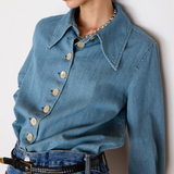 Carissa Shirt - Faded Chambray
