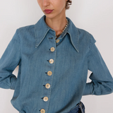 Carissa Shirt - Faded Chambray