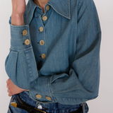 Carissa Shirt - Faded Chambray