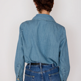 Carissa Shirt - Faded Chambray
